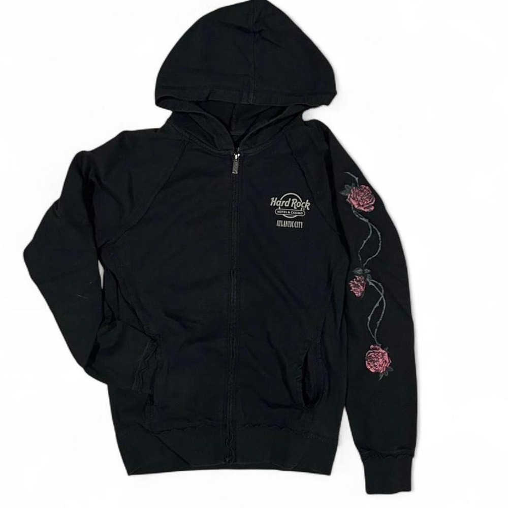 Y2K Hard Rock Cafe Atlantic City zip-up